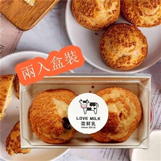 【披薩市】台北名店『戀鮮乳x初鹿鮮奶冰火泡芙』(2入一盒)