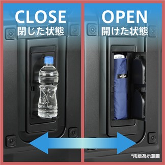 日本LEGEND WALKER 6302-69-28吋 鋁框杯架行李箱 消光藍
