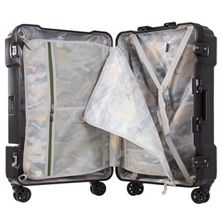 日本LEGEND WALKER 6302-69-28吋 鋁框杯架行李箱 消光棕