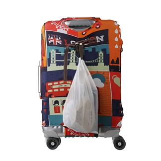 日本LEGEND WALKER 9101  L" 行李箱箱套 環遊世界白