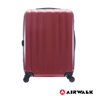 AIRWALK - 海岸線系列BoBo經濟款ABS硬殼拉鍊24吋行李箱-共3色
