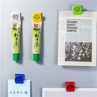 日本SP SAUCE壁掛式39公分置物盤+5色磁鐵夾-特惠組