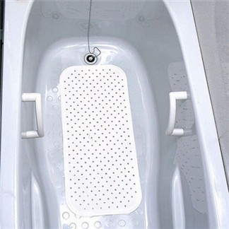 【特惠組】日本waise吸盤式浴缸專用(大片加長型)止滑墊2入組