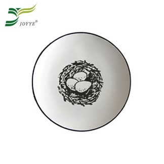 【JOYYE陶瓷餐具】小鳥依偎6寸圓盤（一套2件）