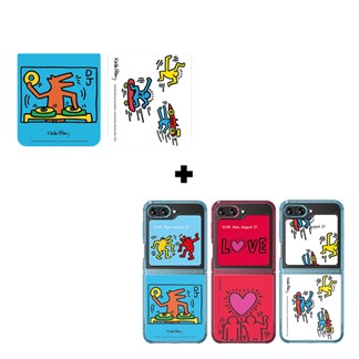 (贈感應卡)SAMSUNG原廠 Z Flip5 Keith Haring 保護殼