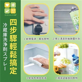 【CLH】免水洗冰箱去味清潔劑 350mlx2入