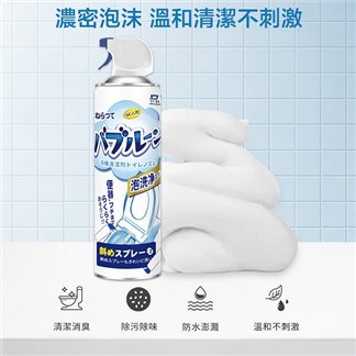【寢室安居】馬桶泡泡清潔劑 500ml (空壓瓶設計)