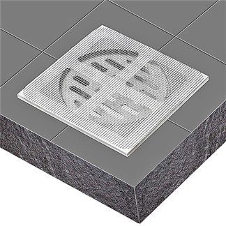 日本SP SAUCE黏貼式排水孔方形10x10公分毛髮濾網(2包40片)
