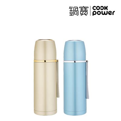 【買一送一】鍋寶316超真空保溫瓶400ml(金、藍各1)