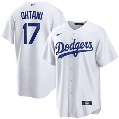 #17 Shohei Ohtani 大谷翔平 洛杉磯道奇 Dodgers 主場白 球衣