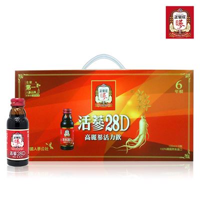 正官庄 活蔘28D 8入禮盒(100ml/入)