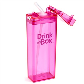 【Drink in the box】Tritan兒童運動吸管杯(大)-果凍粉