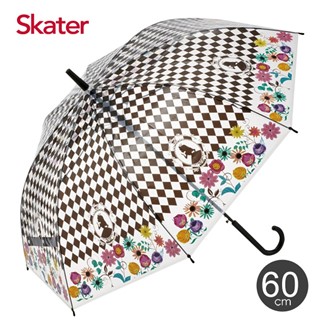 Skater透明長直傘(60cm)愛麗絲