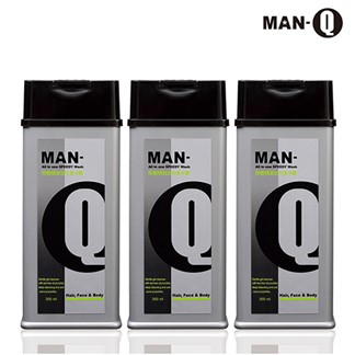 【MAN-Q】S1茶樹精油全效潔淨露x3入(350ml)