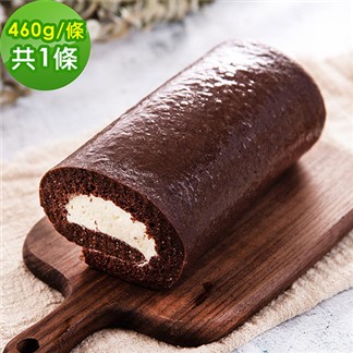 i3微澱粉-271控糖巧克力鮮奶油蛋糕捲460gx1條(低糖 營養師 低澱粉