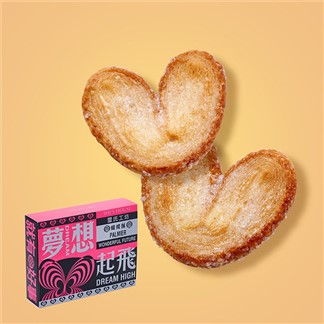 【璽氏工坊】蝴蝶酥１６入禮盒(盒附焦糖色品牌手提袋)(含運)