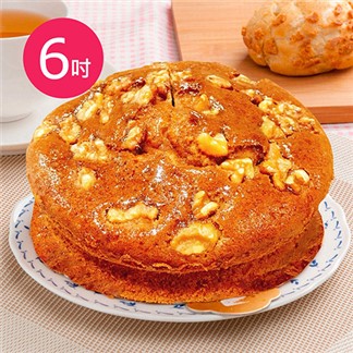 樂活e棧-母親節蛋糕-香蕉核桃蛋糕6吋1顆(母親節 蛋糕 手作 水果)