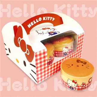 【雅蒙蒂法式甜點】HELLO KITTY牛奶布丁燒(每盒4入)下拉選組數
