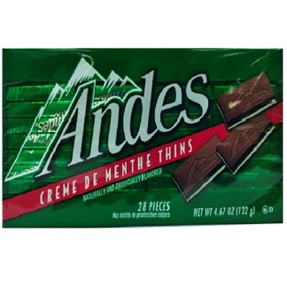 【Andes】安迪士單薄荷可可薄片132g
