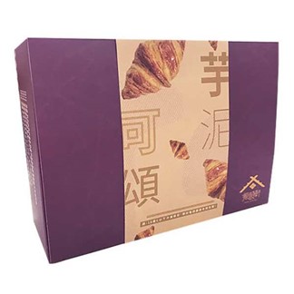 [振頤軒]哈燒芋可頌(含運)-芋泥可頌禮盒2盒+芋雪燒禮盒2盒