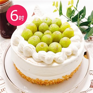 樂活e棧-生日快樂造型蛋糕-綠寶石奢華蛋糕6吋1顆(生日快樂 蛋糕 手作)