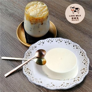 台北名店【戀鮮乳x初鹿鮮奶原味奶酪】3杯一組