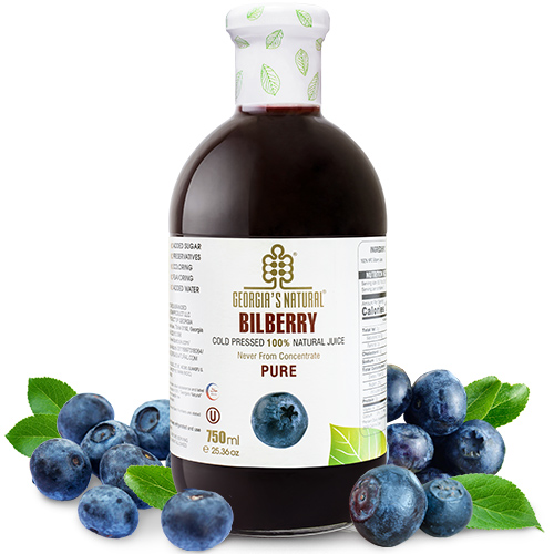 Georgia山桑子原汁(750ml) 也稱歐洲藍莓原汁 非濃縮還原果汁*6瓶