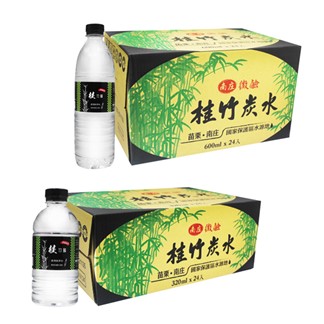 【南庄】桂竹炭水320mlX24瓶:600mlX24瓶(任選)