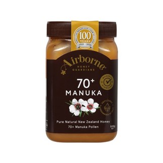 【紐西蘭Airborne艾爾邦】麥蘆卡蜂蜜500克 花粉含量70+