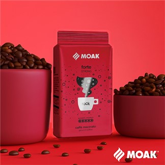 【MOAK】義大利FORTE ROCK紅牌咖啡粉X2包