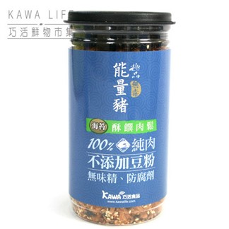 【KAWA巧活】能量豬酥饌肉鬆-海苔4罐