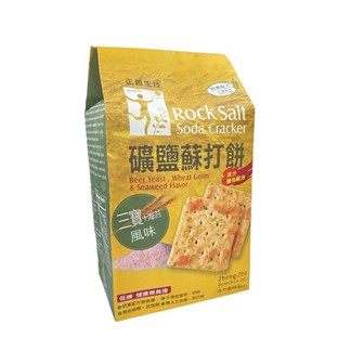 【正哲生技】礦鹽蘇打餅-三寶海苔365g（6小包裝入）