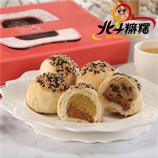《麻吉爸》印加果油酥餅6入禮盒(純素附提袋)(咖哩,香菇口味任選)