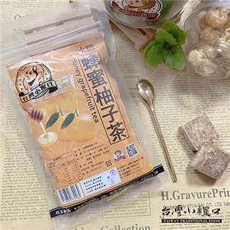 【台灣小糧口】茶磚系列 ●冰糖蜂蜜柚子茶 140g