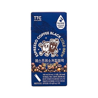 金蔘-人蔘濃縮黑咖啡液隨身包10mlx10包(紅蔘 咖啡 濃縮 萃取液)