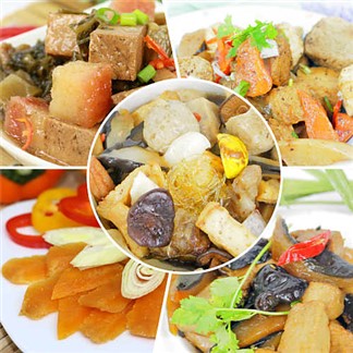 【高興宴】素人上菜-豪華精選單人套餐組(梅干扣肉+猴頭菇+魚豆腐+烏魚子+佛跳牆