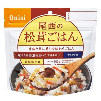 日本尾西Onisi 即食沖泡松茸飯100g(任選)