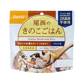 日本尾西Onisi 即食沖泡野菇飯100g(任選)