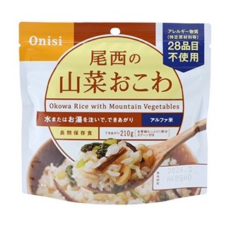 日本尾西Onisi 即食沖泡野菜飯100g(任選)