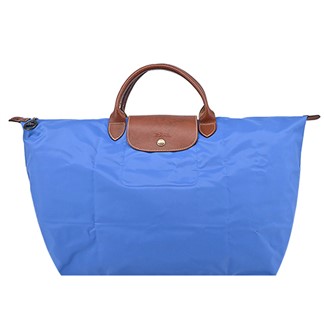 LONGCHAMP LE PLIAGE再生尼龍旅行袋(小-鈷藍)