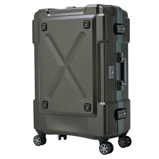 日本LEGEND WALKER 6302-69-28吋 鋁框杯架行李箱 消光棕
