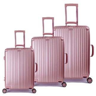 DF travel - 升級版描繪足跡環遊全球硬殼行李箱三件組-共5色