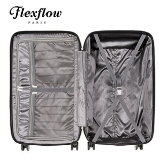 Flexflow 原色黑 29型 特務箱 智能測重 防爆拉鍊旅行箱 南特系列