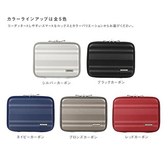 日本LEGEND WALKER 9504 品牌收納包 碳纖銀