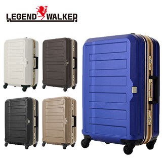 日本Legend Walker 5088-68-28吋 鋁框行李箱 月光騎士白