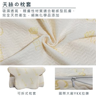 【寢室安居】夢の天翼枕 3D人體工學記憶枕