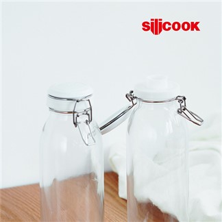 【silicook】玻璃油瓶 700ml 二件組