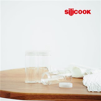 【silicook】圓型直筒收納盒 200ml 三件組