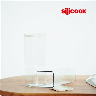 【silicook】直立加高冰箱收納盒 1800ml 二件組