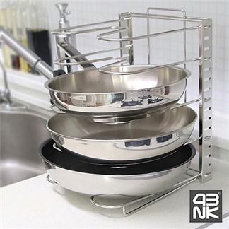 【韓國 4BNK】不鏽鋼可調式鍋架